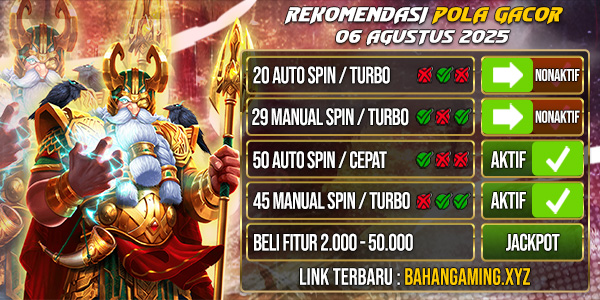 Bahantoto | Pola Gacor Hari Ini
